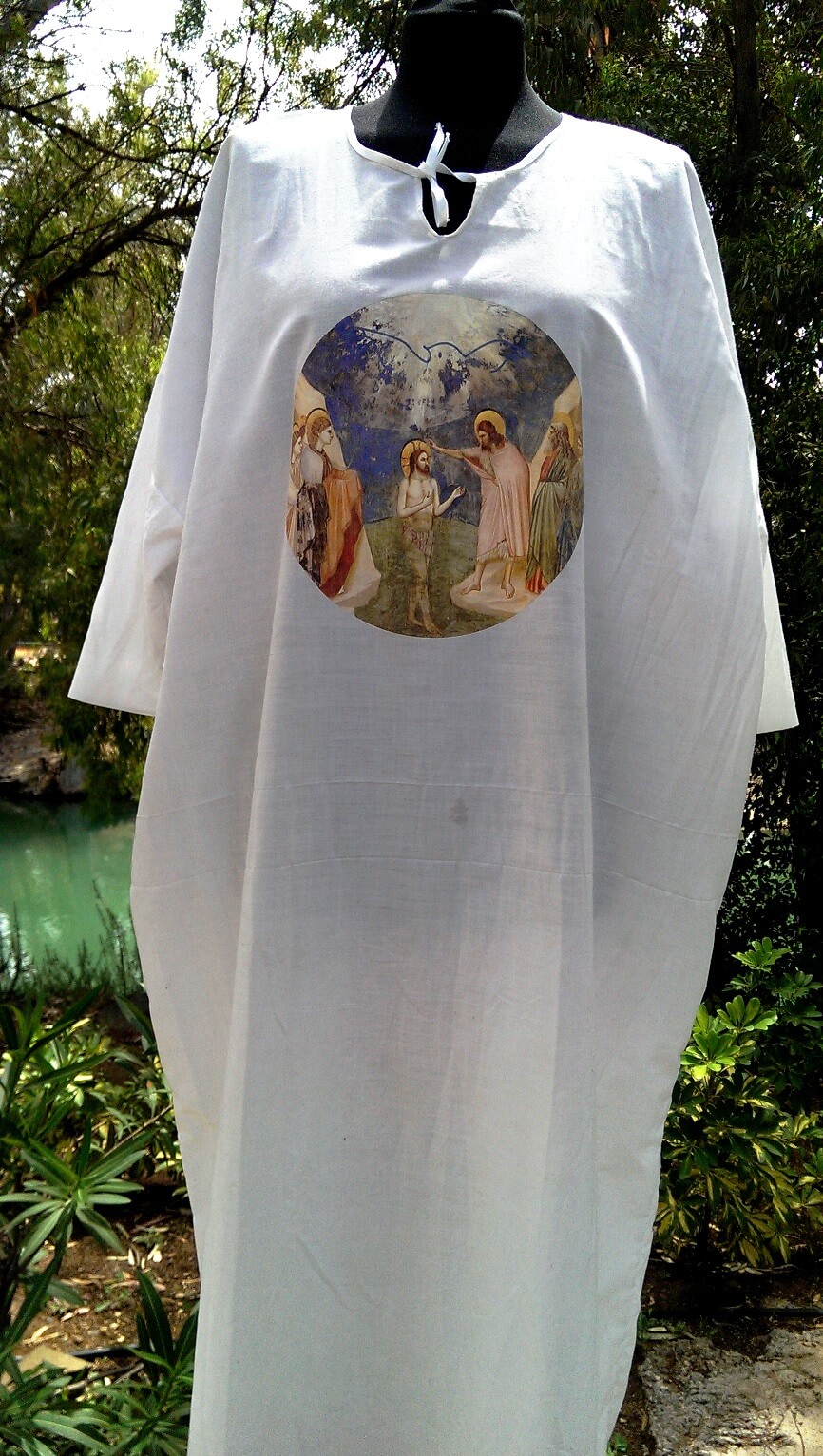 Mother's Bluebell Baptism Dress & Cap Knit