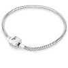 925 Silver Charm Bracelet, square clasp