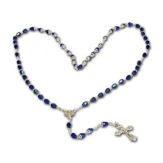 Yardenit Rosary Blue Crystals