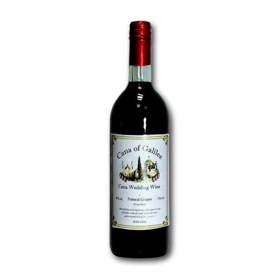 Cana Wedding Wine, 0% alcohol, natural grapes 750 ml