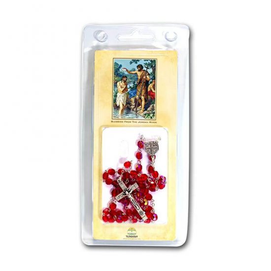 Yardenit Rosary Red Crystals