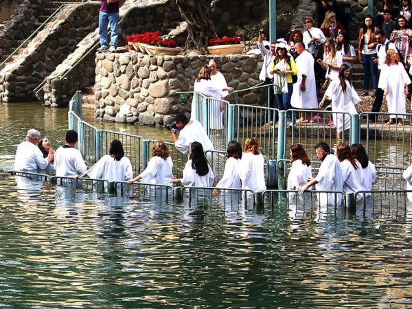 holy water - baptism - jordan river