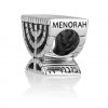 Menorah Silver Bracelet Bead Charm