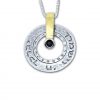 Aaronic Blessing Silver Necklace with Different Stones
