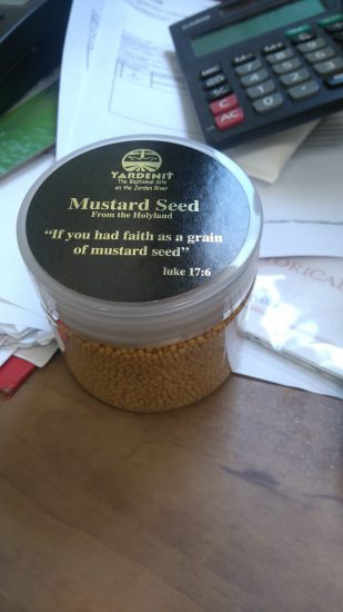 Mustard Seeds from The Holy Land
