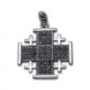 Sterling Silver Jerusalem Cross with Marcasite Stones