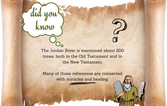 The Jordan River - The water of healing